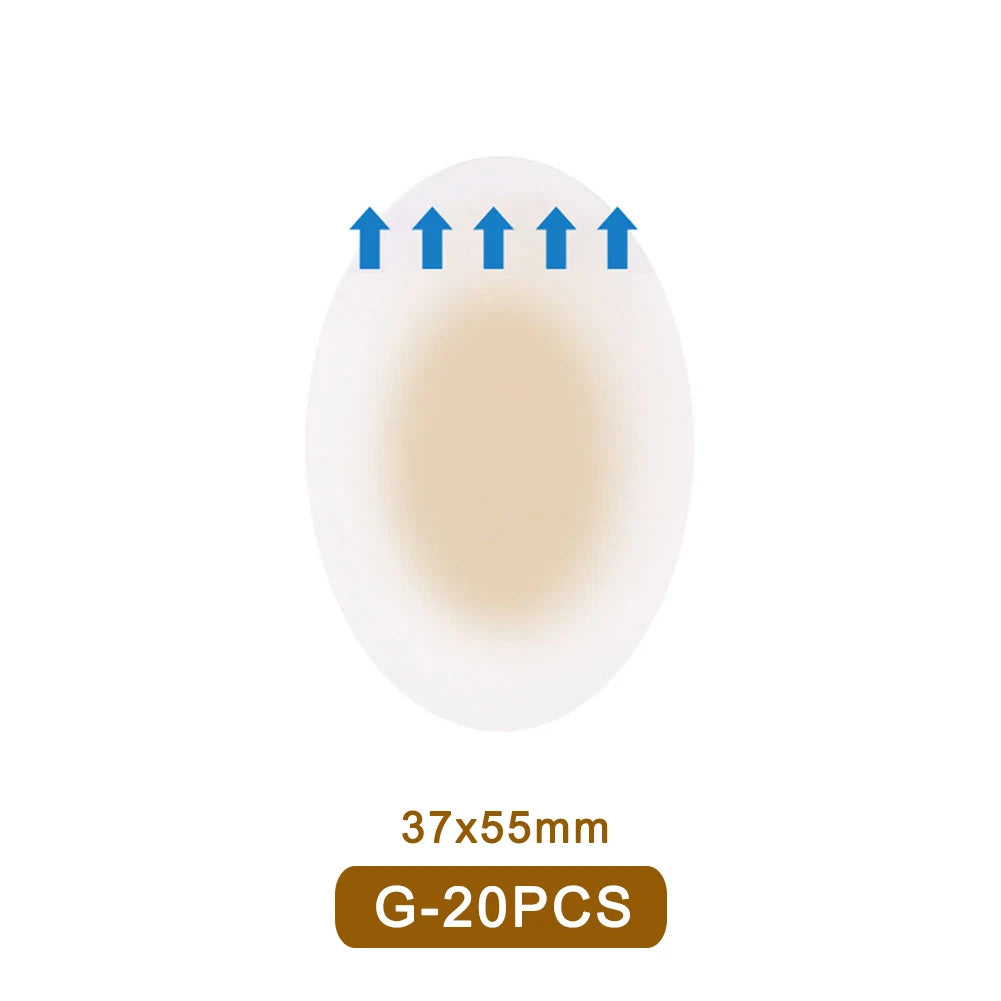 Patchs Hydrocolloïdes pour Talons – 10 ou 20 pièces - BLACKBEARD OUTDOOR INDUSTRIES