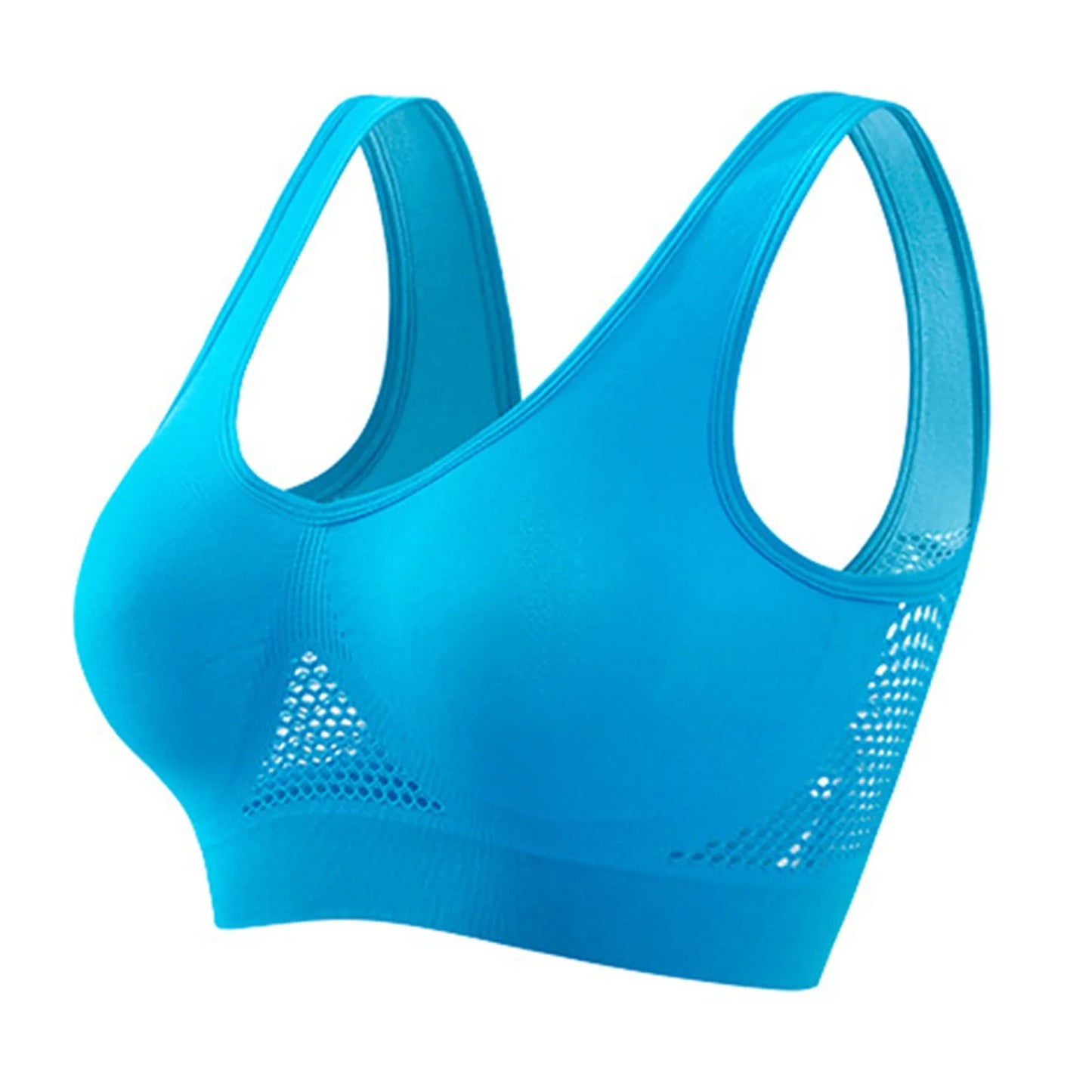 Brassière Sport Femme Sans Armature – Soutien-gorge Yoga Running Grande Taille S–5XL