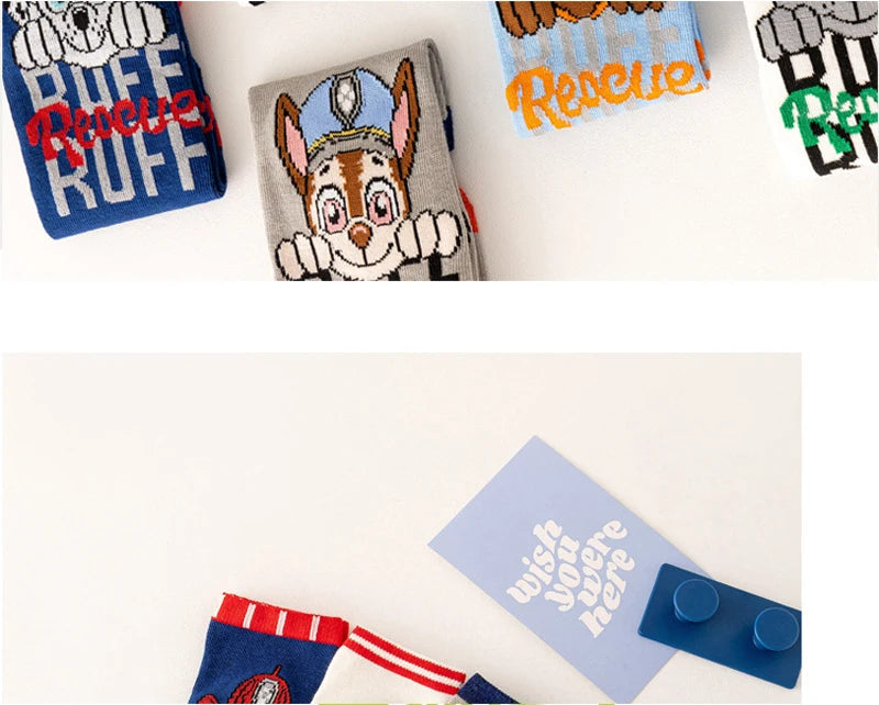 5 paires chaussettes paw patrol enfants 3/6ans Ma boutique