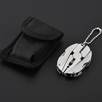 Outdoor Mini Folding Muilti-functional Plier Clamp Keychain Outdoor Hiking Tool Pocket Multitools Knife BLACKBEARD OUTDOOR INDUSTRIES