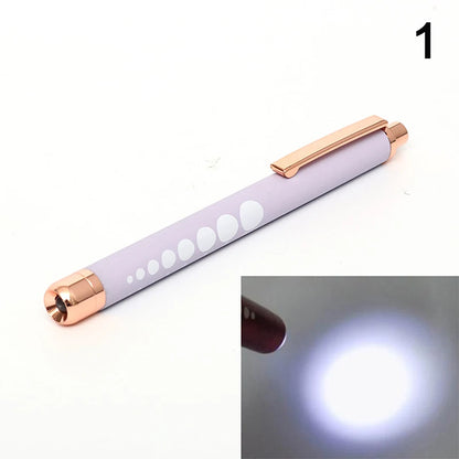 Stylo-Lampe Médical LED – Lampe de Poche Mini Infirmier & Médecin Lumière Blanche/Jaune