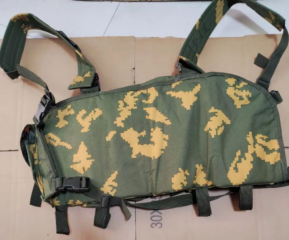 Chest rig porte-chargeurs AK – Camouflage Berezka jaune et marron