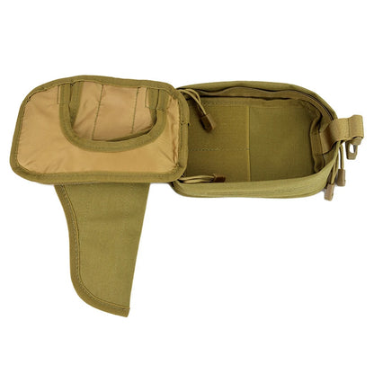 Sacoche banane tactique discrète avec poche holster