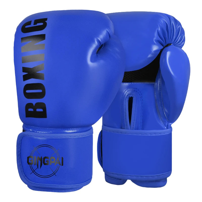 Gants de Boxe Cuir PU – MMA / Muay Thai / Sanda – 6 8 10 12 oz – Adulte & Enfant Unisexe - BLACKBEARD OUTDOOR INDUSTRIES