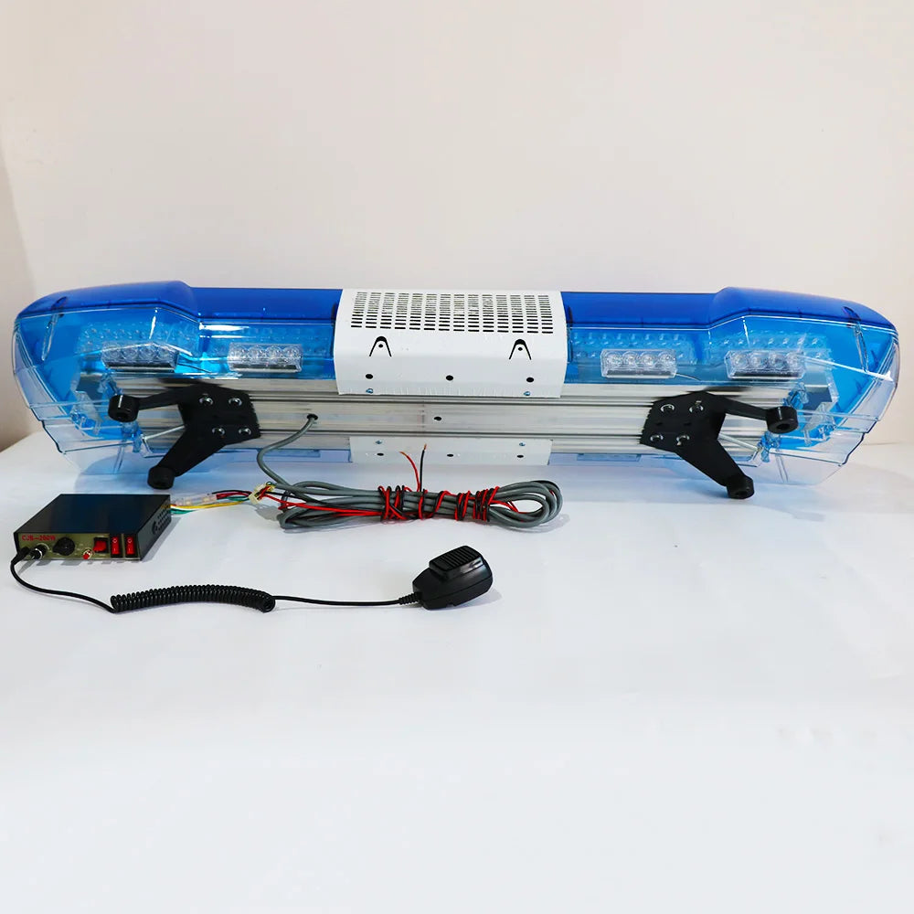 Rampe Lumineuse LED Police 1,2 m | 216 LEDs 108W IP65 | Gyrophare Toit Véhicule d'Urgence 12V - BLACKBEARD OUTDOOR INDUSTRIES