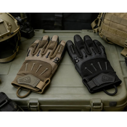 Gants tactiques unisexes outdoor – Noir et camouflage