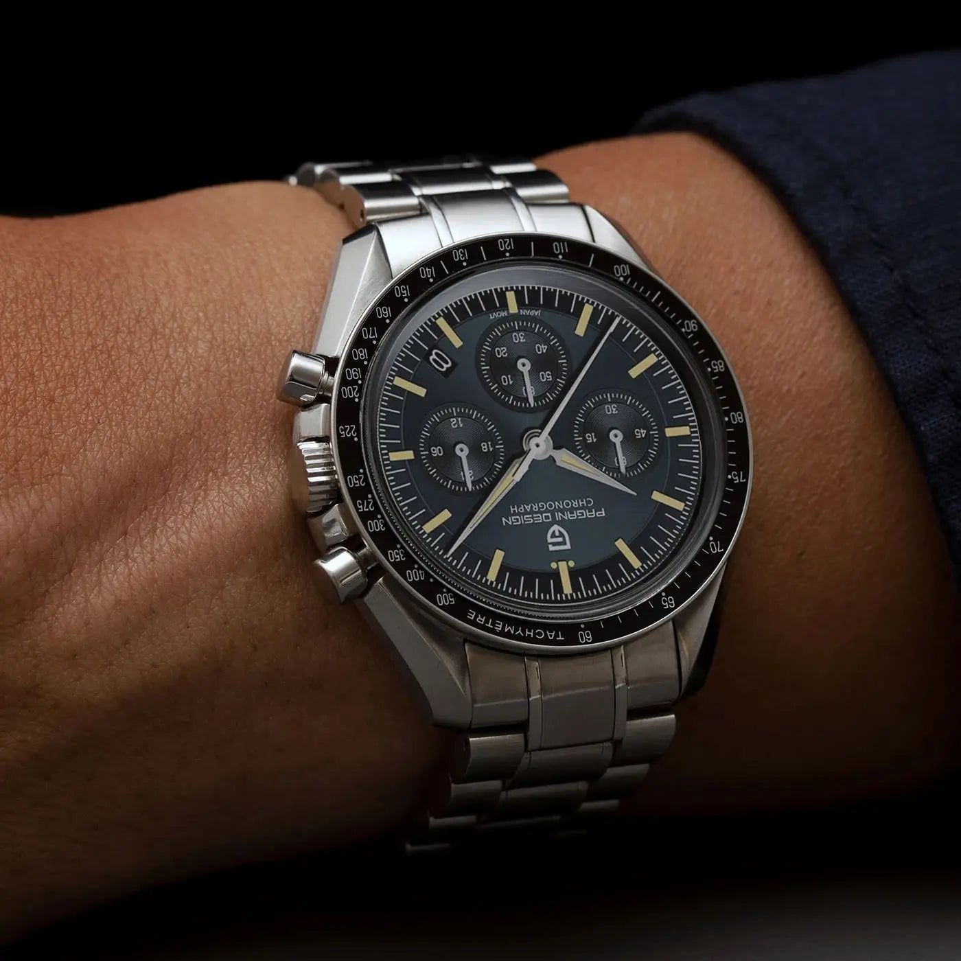 PAGANI DESIGN PD-1701 Moonwatch 2025 – Hommage à la CK2998 – Montre Homme Quartz Chronographe de Luxe - BLACKBEARD OUTDOOR INDUSTRIES