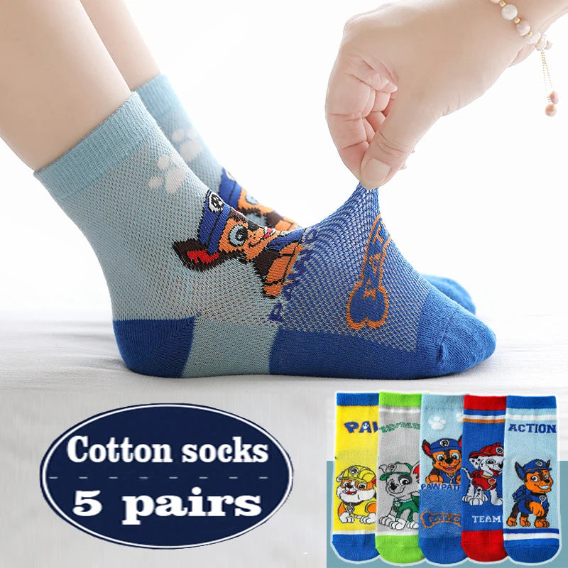 5 paires chaussettes paw patrol enfants 3/6ans Ma boutique