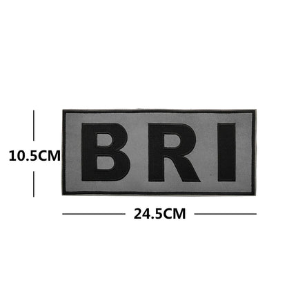 Patch Brodé BIG GIGN RAID BRI – Écusson Tactique France Hook & Loop - BLACKBEARD OUTDOOR INDUSTRIES