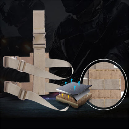 Holster de Cuisse MOLLE Universel – Plateforme de Support Tactique pour Pistolet, Réglable, Idéal pour Chasse, Paintball et Activités de Terrain BLACKBEARD OUTDOOR INDUSTRIES