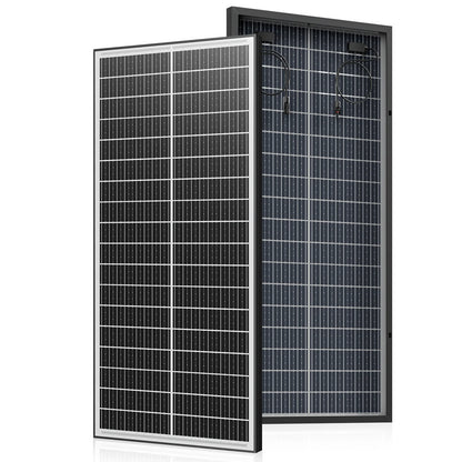 Panneaux solaires monocrystallins 400W RVPOZWER à double face, 25,5% rendement avec cellules 18BB pour toiture résidentielle - BLACKBEARD OUTDOOR INDUSTRIES