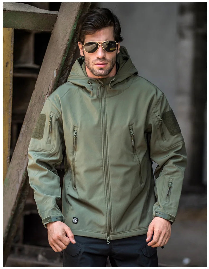 Veste Tactique Militaire Homme – Shark Skin Soft Shell - BLACKBEARD OUTDOOR INDUSTRIES