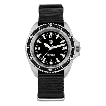 Montre militaire WD1980 avec verre saphir 39 mm