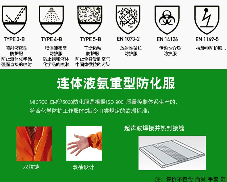 Ansell 5000 - Combinaison de Protection Chimique Haute Résistance - BLACKBEARD OUTDOOR INDUSTRIES