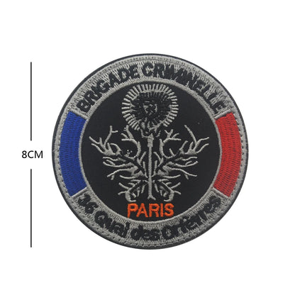 Patch Tactique France GIGN Infrared – Brodé avec Drapeau et Effet Réfléchissant IR - BLACKBEARD OUTDOOR INDUSTRIES