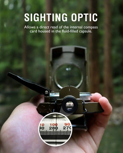 Boussole Professionnelle Haute Précision avec Inclinomètre – Outil de Navigation pour Camping, Randonnée et Survie - BLACKBEARD OUTDOOR INDUSTRIES