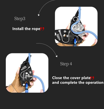 Descendeur d'Escalade Autobrake – Dispositif de Descente pour Travail en Hauteur et Sauvetage - BLACKBEARD OUTDOOR INDUSTRIES