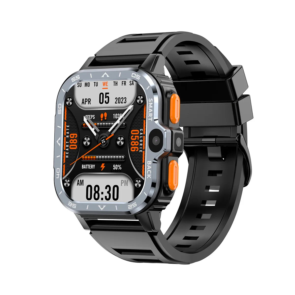 Montre Connectée VALDUS PGD Android – Écran 2,03", Double Caméra HD, 4G LTE, 64 Go ROM, NFC & WiFi - BLACKBEARD OUTDOOR INDUSTRIES