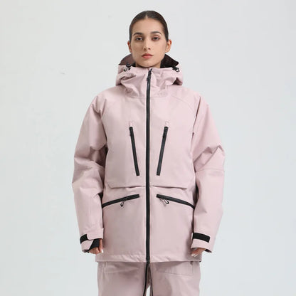 Veste de ski femme imperméable et respirante à capuche, tenue jusqu'à -30°C