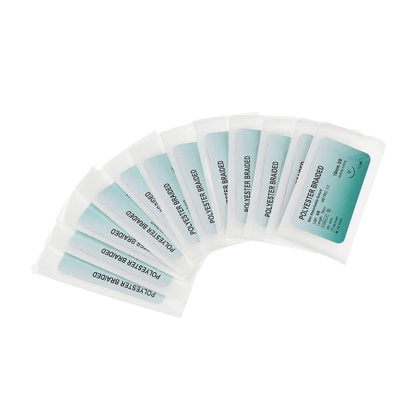 Kit de Suture Chirurgicale Synthétique avec Aiguille – Nylon Monofilament pour Formation Médicale et Vétérinaire Ma boutique