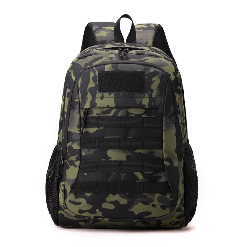 Sac à dos tactique 19l avec compartiment ordinateur, dos rembourré, noir, kaki ou camouflage