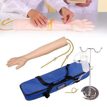 Bras d'Entraînement à la Ponction Veineuse – Kit Complet avec Support de Perfusion