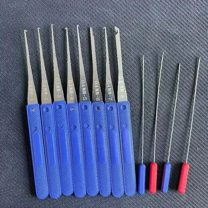 Kit de crochetage 12/18/24/32/33 pièces avec serrure transparente - BLACKBEARD OUTDOOR INDUSTRIES