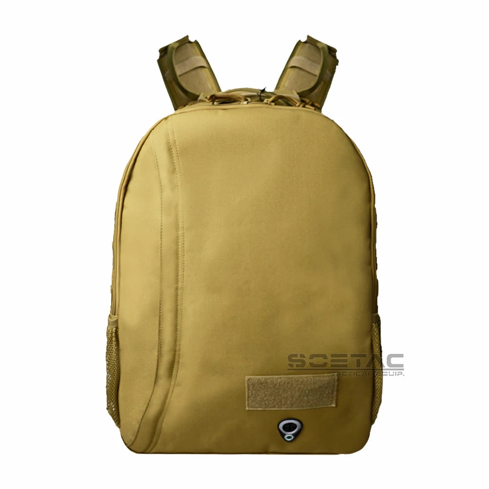 SOETAC sac à dos porte plaque 2‑en‑1 — gilet tactique MOLLE 1000D, plaques 27×34 cm, convertible chest rig/pack de réponse rapide - BLACKBEARD OUTDOOR INDUSTRIES