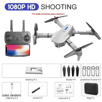 KBDFA 2025 E88 Professional Wide Angle RC HD 4K Camera drone Ma boutique