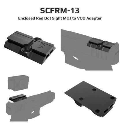 Adaptateur Universel pour Viseur Red Dot Airsoft M2/M4 – Montage sur Pistolet pour Accessoires Tactiques et de Chasse - BLACKBEARD OUTDOOR INDUSTRIES