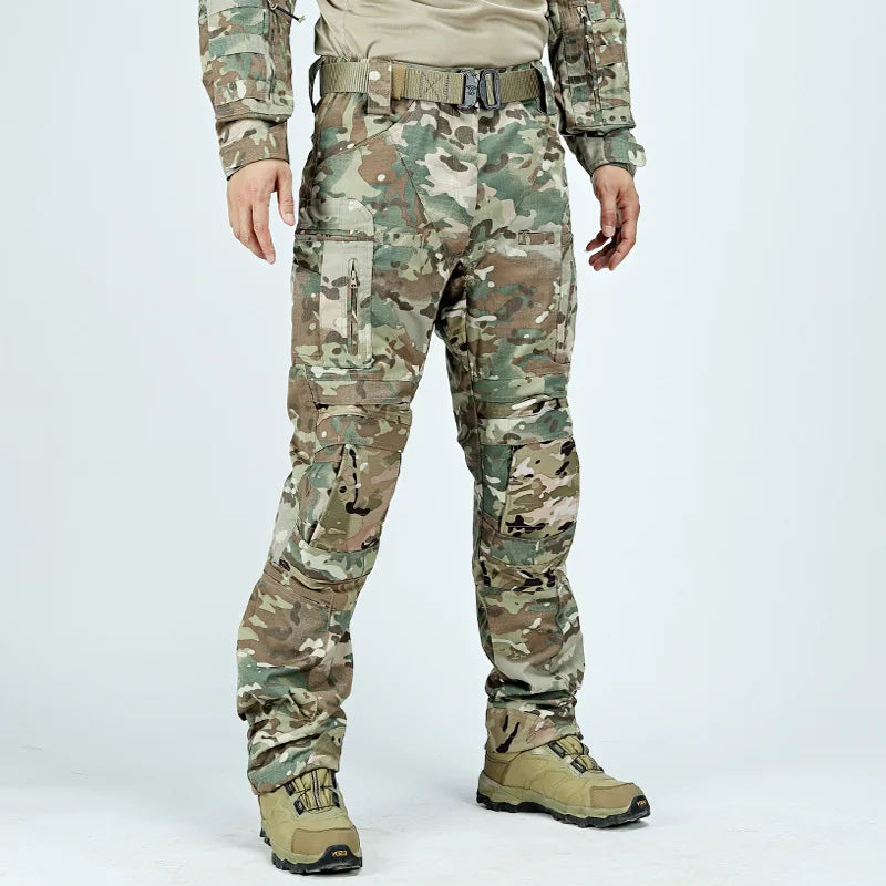 Pantalon cargo tactique homme multi-poches