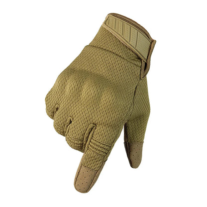 Gants Tactiques Écran Tactile – Polyester, Camouflage | Airsoft, Moto, Vélo, Paintball, Outdoor