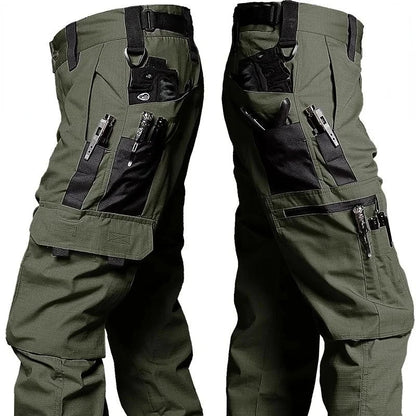 Pantalon Cargo Homme Résistant à l'Usure — Multi-poches, Coupe Droite, Style Tactique et Décontracté - BLACKBEARD OUTDOOR INDUSTRIES