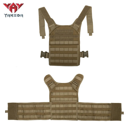 Porte-plaques tactique YAKEDA MOLLE – coloris coyote