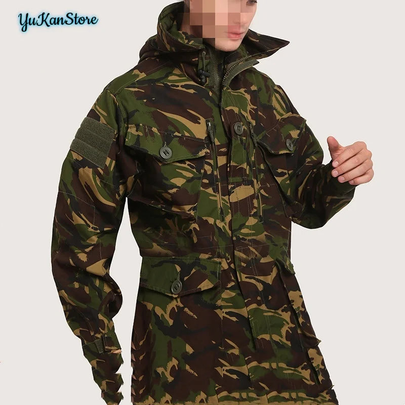 Manteau Tactique Camouflage M65 Homme — Long Trench Militaire, Polyester, Camping & Randonnée - BLACKBEARD OUTDOOR INDUSTRIES