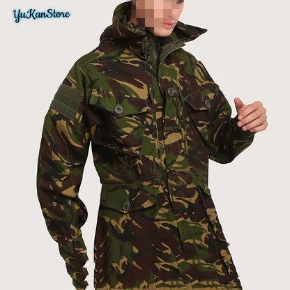 Manteau Tactique Camouflage M65 Homme — Long Trench Militaire, Polyester, Camping & Randonnée - BLACKBEARD OUTDOOR INDUSTRIES
