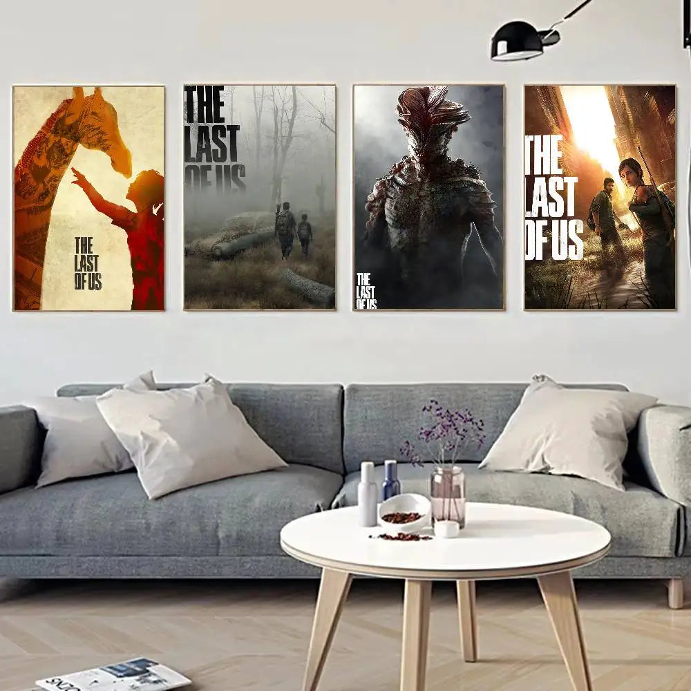Poster The Last of Us Autocollant Imperméable – Décoration Murale Gaming | Style Esthétique, Sans Cadre | 10x15 à 50x70 cm