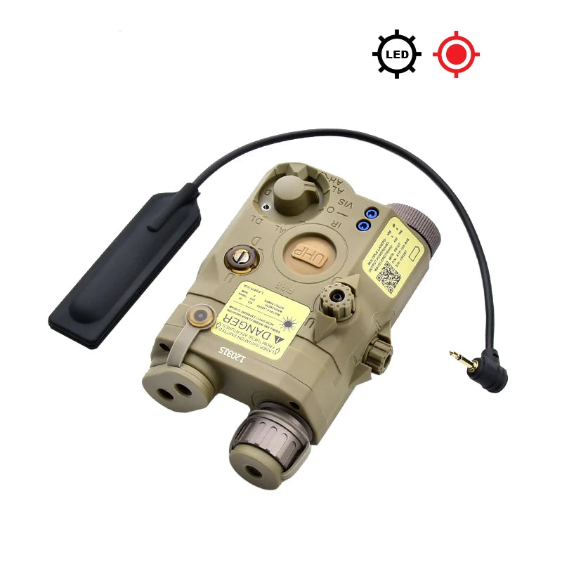 WADSN PEQ-15 LA-5C Désignateur Laser Tactique Rouge Vert Bleu – Rail 20mm - BLACKBEARD OUTDOOR INDUSTRIES