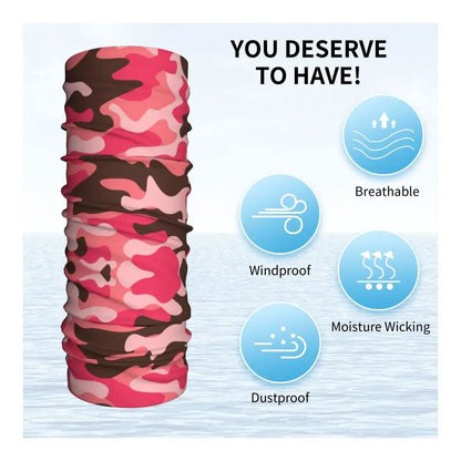 Tiger Stripe Camo – Bandeau Tour de Cou Hiver Multifonction pour Hommes et Femmes | Parfait pour Randonnée, Cyclisme, Sports Outdoor et Usage Quotidien - BLACKBEARD OUTDOOR INDUSTRIES