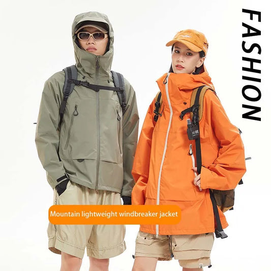 Veste de Randonnée Imperméable et Coupe-Vent Unisexe avec Capuche – Veste de Sport Haute Qualité pour Randonnée, Course et Escalade - BLACKBEARD OUTDOOR INDUSTRIES