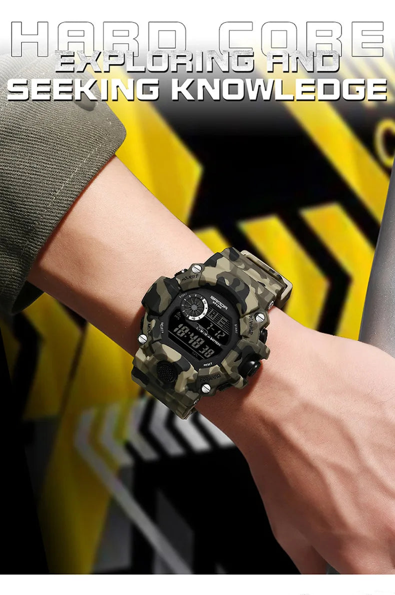 SANDA 2183 – Montre Électronique Homme - BLACKBEARD OUTDOOR INDUSTRIES