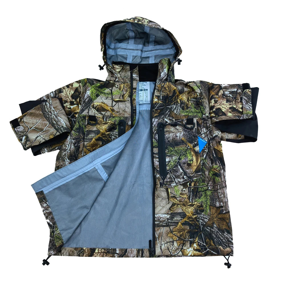 Veste de chasse et pêche imperméable et respirante