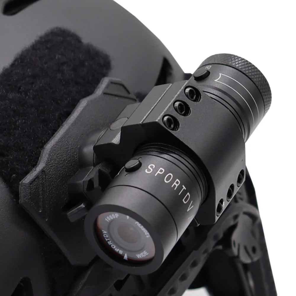Caméra de Casque Tactique 720P/1080P – Caméra Sport avec Fonction Vidéo et Photo pour Chasse, Airsoft et Wargames BLACKBEARD OUTDOOR INDUSTRIES