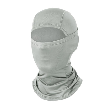 Cagoule anti-UV vélo et moto, masque visage et cou