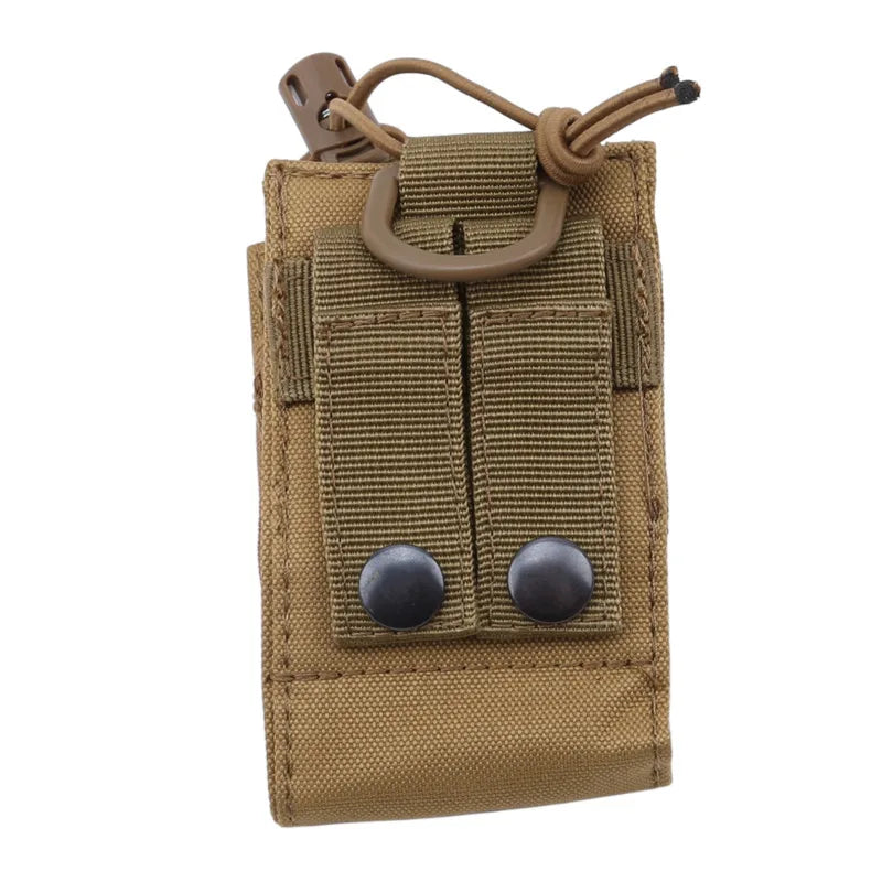 Pochette Tactique Radio / Talkie-Walkie MOLLE – Étui Nylon Résistant pour Chasse, Airsoft, Randonnée - BLACKBEARD OUTDOOR INDUSTRIES