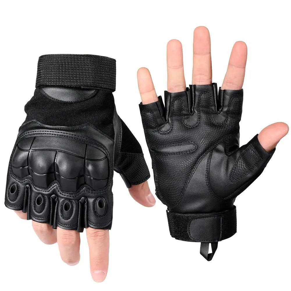 Gants Moto Tactiles en Cuir PU – Protection Totale & Confort Haut de Gamme - BLACKBEARD OUTDOOR INDUSTRIES