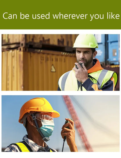 Baofeng BF-780 PTT Microphone à Distance pour Radio Walkie Talkie – Résistant à l'Eau pour Modèles UV-25L, M-5R, Quansheng UV-K5, UV-K6 et plus - BLACKBEARD OUTDOOR INDUSTRIES