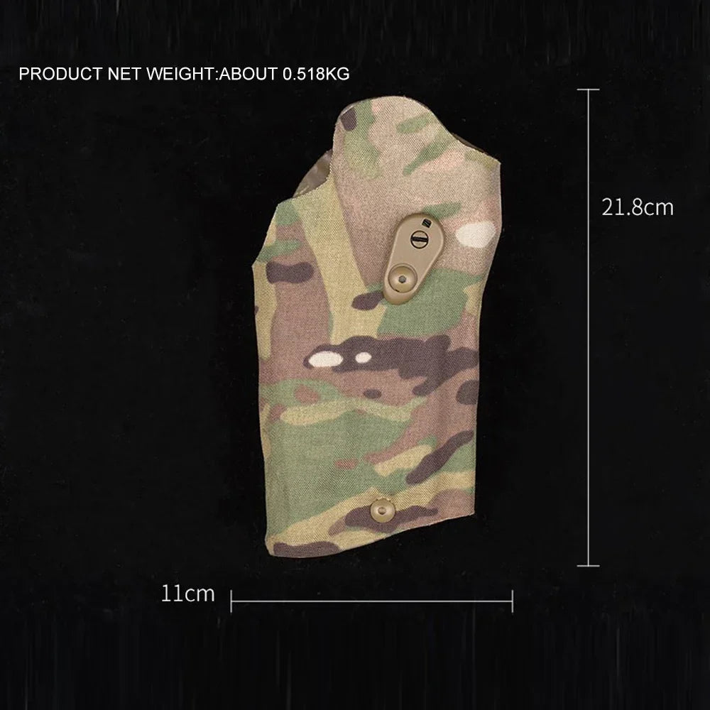 Holster Cuisse Tactique GB-79 SIG Sauer P320 + X300 – Système QLS, Sangle Cuisse, Droitier | Noir, Ranger Green, Coyote, Multicam - BLACKBEARD OUTDOOR INDUSTRIES