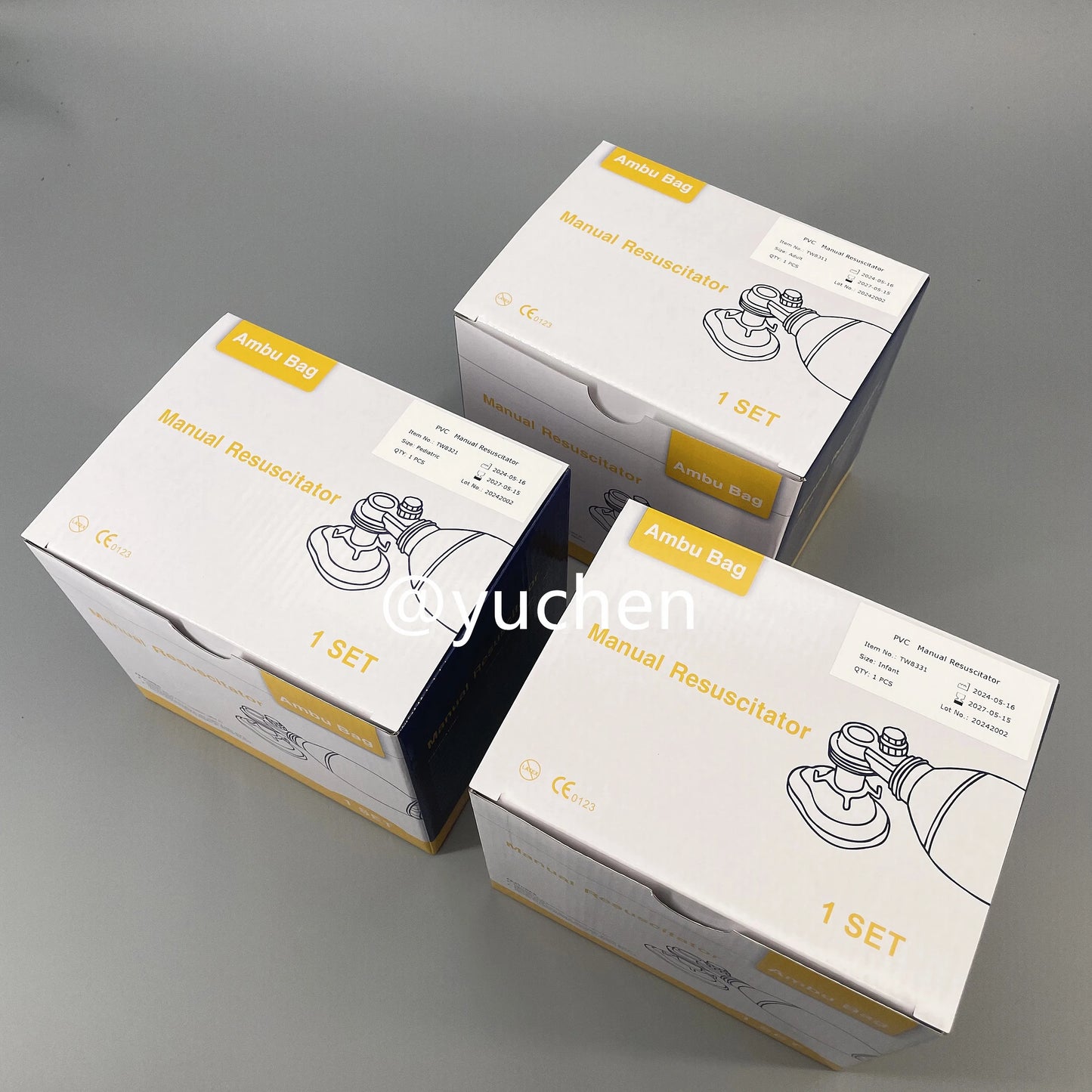 Ambu Bag Médical Manuel PVC pour Enfant, Nourrisson et Adulte - BLACKBEARD OUTDOOR INDUSTRIES