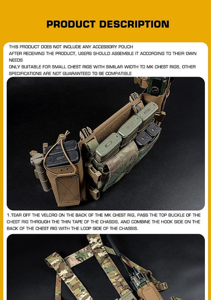 Panneau Porte-Chargeurs Chest Rig MK4 OphidianTac Ma boutique